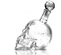 1000ml Decanter Crystal Skull Head Glass Vodka Whisky