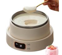 1000ml Electric Yoghurt Maker, LED Display with Adjustable Timer, Portable Yogurt Machine for Organic Yogurt, Natto & Homemade Desserts