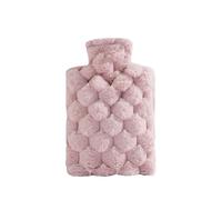 1000ML Hot Water Bottles Bag Water-Filling Hot-Water for Female Warm Belly Hands and Feet Keep Hand Warmer for Winter(Pink)