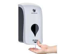 1000ML Liquid Soap Dispenser for Bathroom Kitchen Wall Shower Soap Shampoo Dispenser Refillable Lotion Container Dish Hand Washing Soap Dispenser for Home Commercial (White)