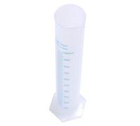 1000ml Plastic Measuring Cylinder Test Tube Flask with Octagonal Base for Experiments and Teaching White Tall 41cm
