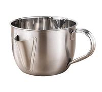 1000ML Stainless Steel Oil Soup Separator-Multifunction Gravy Oil Soup Fat Separator Strainer Bowl-Creative Kitchen Cooking Tools