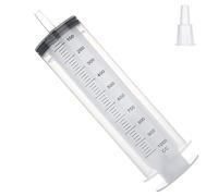 1000mL Syringe for Liquid, Large Plastic Syringe with Tip Adapter, Individual Sterile Sealed for Scientific Dispensing, Paint, Watering, Oil