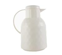 1000ML Thermal Carafe, Coffee Carafe Airpot Insulated Coffee Water Flask Beverage Dispenser, Vacuum Thermal Pot Flask for Coffee, Hot Water, Tea, Hot Beverage(White)