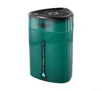 1000ml USB Triangle Humidifier Portable with Quiet Mist Technology, Adjustable Levels, and Automatic Shut Off for Safe Use (Green)