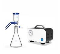 1000ml Vacuum Filtration Apparatus+Oil-free Diaphragm Vacuum Pressure Pump LAB Solvent Filtration Apparatus