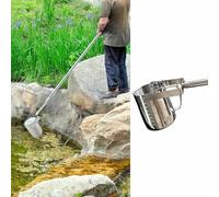 1000ml Water Sampler Kit - Extra Long Stainless Steel Pole & Dipper Ideal for Deep Sampling in Rivers Lakes & Pools Durable Water Testing Tool for Professionals
