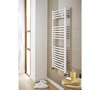 1000mm (H) X 300mm (W) - Vertical Straight - 22mm - White - Bathroom Towel Rail - (Clifton Rail) -(1.0M X 0.3M)