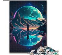 1000Pc Adults Jigsaw Puzzle Alien Planet Landscape Challenging Puzzles size 26x38cm for Home Decor, Brain Training