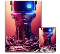 1000Pc Adults Jigsaw Puzzle Almost Fully Cyborg Paper Jigsaw Home Activity for Holidays Birthdays And Family Game Nights 1000 PCS(38x26cm)