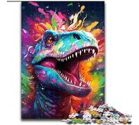 1000Pc Adults Jigsaw Puzzle Ancient Dinosaurs 1000 Piece Jigsaw for Birthdays, Holidays & Home Decor (Szie 26x38cm)
