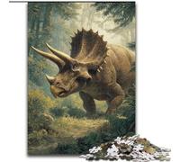 1000Pc Adults Jigsaw Puzzle Ancient Dinosaurs 1000 Piece Jigsaw Puzzle for Birthdays, Christmas, Halloween, Thanksgiving, Easter (Size 26x38cm)