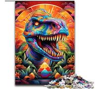 1000Pc Adults Jigsaw Puzzle Ancient Dinosaurs Jigsaw Puzzles for Adults for Teenagers Age Group 14+, Home Decor (Szie 50x75cm)