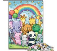 1000Pc Adults Jigsaw Puzzle Animal Party Puzzle 1000 Pieces Jigsaw for Family & Friends, Brain-Teasing Challenge (Size 50x75cm)