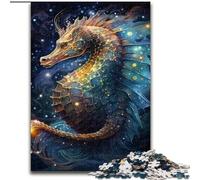 1000Pc Adults Jigsaw Puzzle Animal Seahorses 1000-Piece Jigsaw Puzzle Idea, Humorous Artwork, Detailed Artwork size 50x75cm