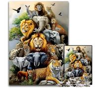 1000Pc Adults Jigsaw Puzzle Animal World Cardboard Puzzles Fun Games, Is Ideal As A Gift for The Whole Family for for Age 14 26X38CM