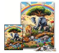 1000Pc Adults Jigsaw Puzzle Animal World Difficult Puzzles for Adults 50x75 cm Brain Challenge Gift, Educational Activity for Teenagers