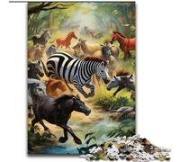 1000Pc Adults Jigsaw Puzzle Animal World Jigsaw for Teenagers, Couples, And Friends for Birthdays, Christmas (size : 50x75cm)