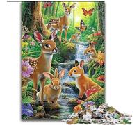 1000Pc Adults Jigsaw Puzzle Animal World Jigsaw Puzzle Made of Wood for Teenager & Family Fun, size 50X75CM