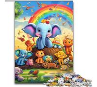 1000Pc Adults Jigsaw Puzzle Animal World Wooden Jigsaw Puzzles size : 50x75cm Perfect Home Or Office Decor, Ideal