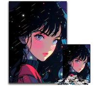 1000Pc Adults Jigsaw Puzzle Anime Cool Girl Paper Jigsaw Puzzles for Adults Interactive Family Game Brain Challenge Educational Toy 1000 PCS(38x26cm)