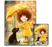 1000Pc Adults Jigsaw Puzzle Anime Little Girl Cardboard Jigsaw Puzzles Challenging Brain Teaser for Teenagers, Family Game Night Fun 26X38CM
