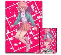 1000Pc Adults Jigsaw Puzzle Anime School Girl Wooden Jigsaw Puzzles for Adults Interactive Family Game Brain Challenge Educational Toy 1000 PCS(75x50cm)