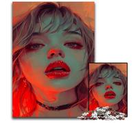 1000Pc Adults Jigsaw Puzzle Anime Sweet Girl Paper Jigsaw Puzzles for Adults Interactive Family Game Brain Challenge Educational Toy 1000 PCS(38x26cm)