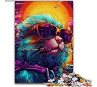 1000Pc Adults Jigsaw Puzzle Art Animal Mouse 1000 Pieces Puzzles for Adults for The Whole for Women, Gifts for Men (Szie 26x38cm)