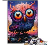 1000Pc Adults Jigsaw Puzzle Art Animal Owl 1000-Piece Jigsaw Puzzle Idea, Humorous Artwork, Detailed Artwork size 50x75cm