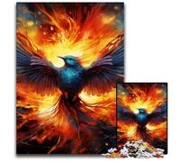 1000Pc Adults Jigsaw Puzzle Art Colorful Phoenix Puzzles for Adults for Parents, Lovers, Friends - Age 14+ 50x75CM/19.68x29.52inch