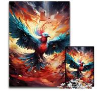1000Pc Adults Jigsaw Puzzle Art Colorful Phoenix Puzzles for Adults for Parents, Lovers, Friends - Age 14+ 26X38CM/10.23x14.96inch