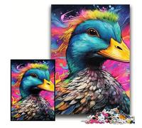1000Pc Adults Jigsaw Puzzle Art Duck Difficult Puzzles for Adults 50x75 cm Brain Challenge Gift, Educational Activity for Teenagers