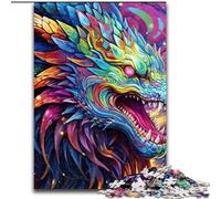 1000Pc Adults Jigsaw Puzzle Art Flying Dragons Puzzles for Adults size 26x38cm for Mother'S Day, Birthdays, Christmas