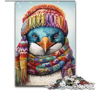 1000Pc Adults Jigsaw Puzzle Art Penguin cardboard Puzzles Gift DIY Fun Suitable for Home Living Room Office Decoration (Size 26x38 cm)