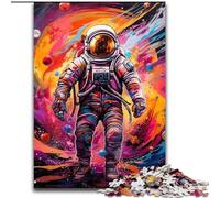 1000Pc Adults Jigsaw Puzzle Astronaut 1000 Pieces Puzzles for Adults Family Interactive Game, Brain Teaser Gift, Educational Toy 50x75cm