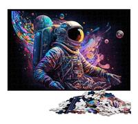 1000Pc Adults Jigsaw Puzzle Astronaut Exploration Puzzles for Adults for Teenagers & Family Fun - DIY Brain Teaser Game Gift 50x75CM/19.68x29.52inch