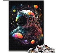 1000Pc Adults Jigsaw Puzzle Astronaut Jigsaws 1000 Pieces for Adults Family Interactive Game, DIY Home Decor Brain Challenge Gift (Size 26x38cm)