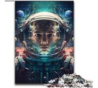 1000Pc Adults Jigsaw Puzzle Astronaut Nebula Jigsaw Puzzles for Adults size 50x75cm Family Game Night Fun, DIY Decorative Artwork