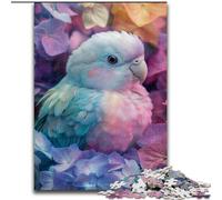 1000Pc Adults Jigsaw Puzzle Baby Parrot Jigsaw Made of Wood Colorful Home Decor & Interactive Family Game, size 50X75CM