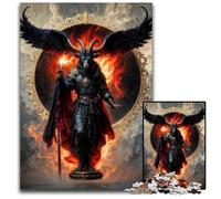 1000Pc Adults Jigsaw Puzzle Baphomet Puzzles for Adults for Teenager & Families Perfect DIY Decor & BrainTeasing Challenge 1000 PCS(75x50cm)