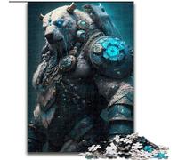 1000Pc Adults Jigsaw Puzzle Bear of Silence Made of Wood, High-Difficulty Brain Teaser for Teenagers 50x75cm Birthday Gift Idea, Challenging Brain Teaser Game