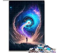 1000Pc Adults Jigsaw Puzzle Beautiful Alien Planet Made of Wood, Perfect Christmas & New Year Gift, 50x75cm Challenging & Entertaining, Family Activity
