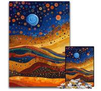 1000Pc Adults Jigsaw Puzzle Beautiful Desert Sky Art Puzzles for Adults DIY Decoration Brain Challenge for Adult Family 1000 PCS(75x50cm)