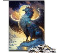 1000Pc Adults Jigsaw Puzzle Beautiful Phoenix Jigsaw Puzzle Made of cardboard,for Teenagers, Family Interactive Game, Challenge Gift 1000pcs(26x38cm)