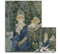 1000Pc Adults Jigsaw Puzzle Berthe Morisot Puzzles for Adults DIY Decoration Brain Challenge for Adult Family 1000 PCS(75x50cm)