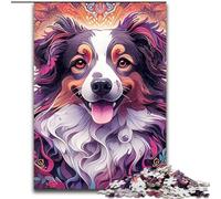 1000Pc Adults Jigsaw Puzzle Border Collie Challenging Puzzles size 50x75cm Interactive Family Game, Ideal, Family Activity Game