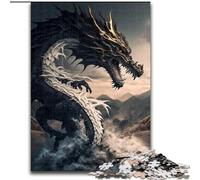 1000Pc Adults Jigsaw Puzzle Brave Dragon Impossible Jigsaw Puzzles for Adults size 50x75cm Challenging DIY Brain Teaser, Perfect Family Game Or Decorative Gift