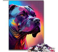 1000Pc Adults Jigsaw Puzzle Cane Corso Dog Jigsaw Made of Wood, Relaxing Entertainment, Home Decor 1000pcs(50x75cm)