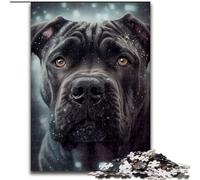 1000Pc Adults Jigsaw Puzzle Cane Corso Dog Puzzle Made of Wood, Teenager Stress Reduction Cool Unique Gift for Family 1000pcs(50x75cm)